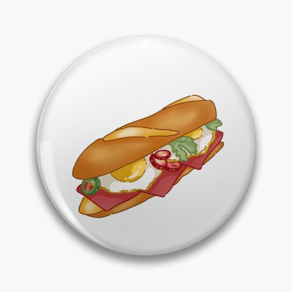 Aperçu de l'œuvre Egg Sandwich Artwork with Vibrant Colors(Collection1-1) créée et vendue par MetichaiTH.
