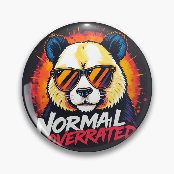 Item preview, Normal is Overrated Panda designed and sold by ArtizenAura.