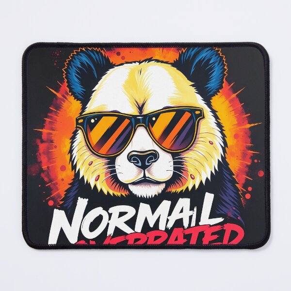 Item preview, Normal is Overrated Panda designed and sold by ArtizenAura.