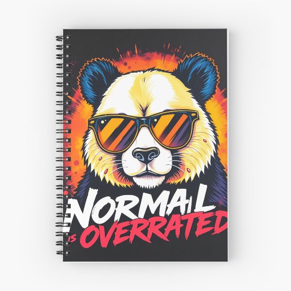 Item preview, Normal is Overrated Panda designed and sold by ArtizenAura.