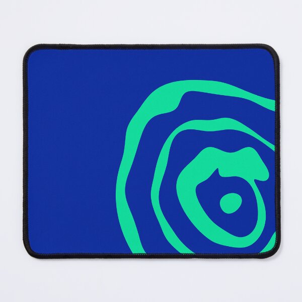 Item preview, Lime twirl on blue background designed and sold by brillant-art.