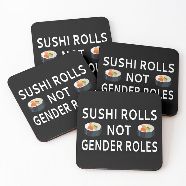 Item preview, Sushi Rolls Not Gender Roles designed and sold by coolfuntees.