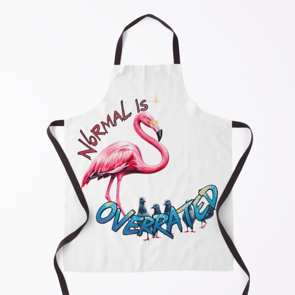 Item preview, Normal is Overrated Pink flamingo designed and sold by ArtizenAura.