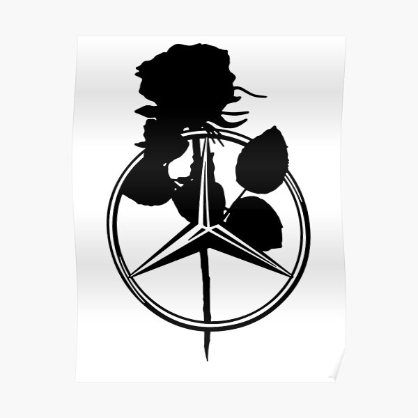 Benz Truck Posters Redbubble