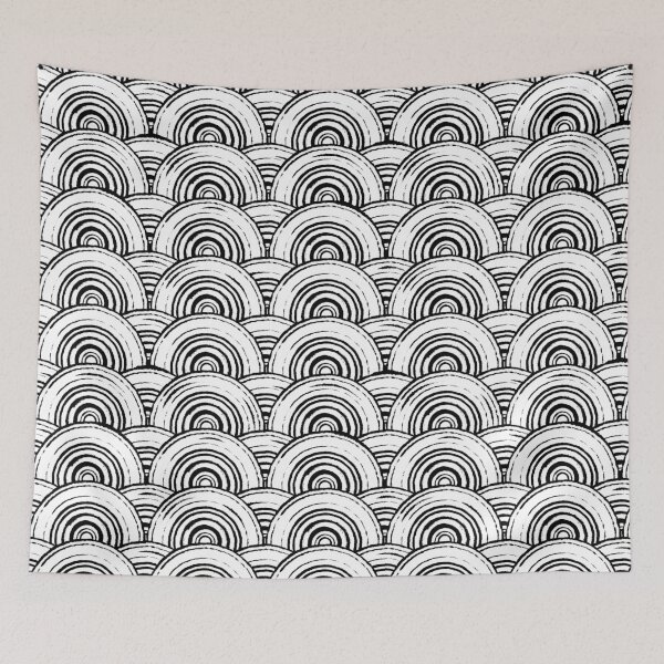 Item preview, Circle Abstract seamless pattern  designed and sold by sararoom.