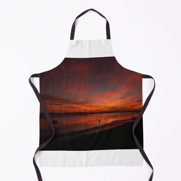 Item preview, Red & Turquoise Glow On The River Deben designed and sold by wiggyofipswich.