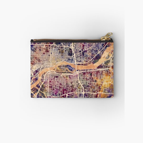 Artikelvorschau, Quad Städte Straßenkarte entworfen und verkauft von ArtPrints.