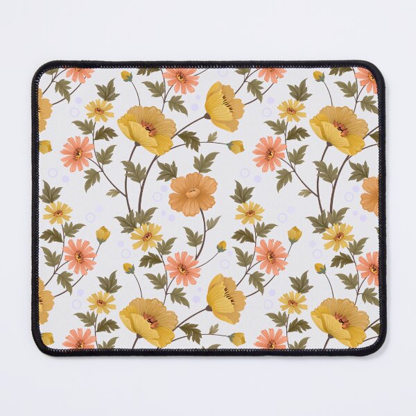 Item preview, Colorful hand draw flowers seamless pattern designed and sold by Faissal Thomass.