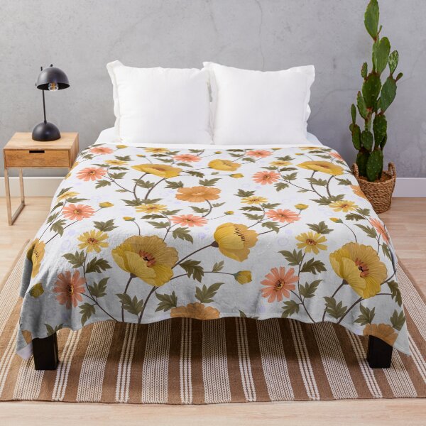Item preview, Colorful hand draw flowers seamless pattern designed and sold by Faissal Thomass.