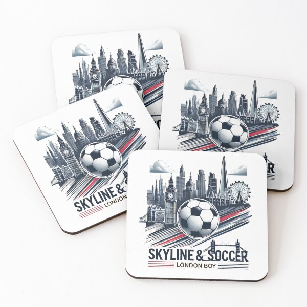 Item preview, Skyline & Soccer- LONDON BOY designed and sold by Globalcitytees.