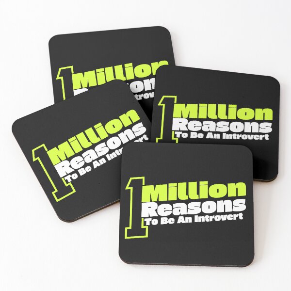 Item preview, 1 Million Reasons To Be An Introvert designed and sold by TheFineShirt.