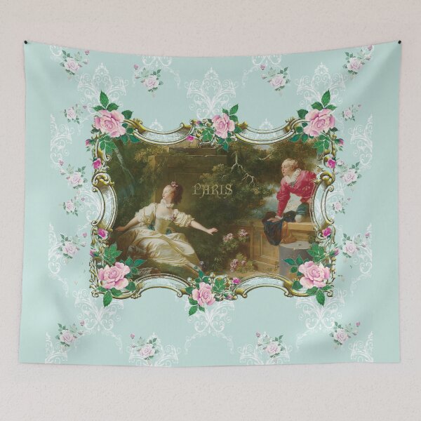 Item preview, Marie Antoinette Fragonard Green designed and sold by paperdelv.