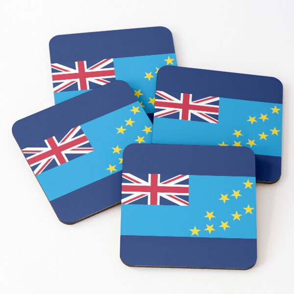 Item preview, Flag of Tuvalu designed and sold by TinaJostDesigns.