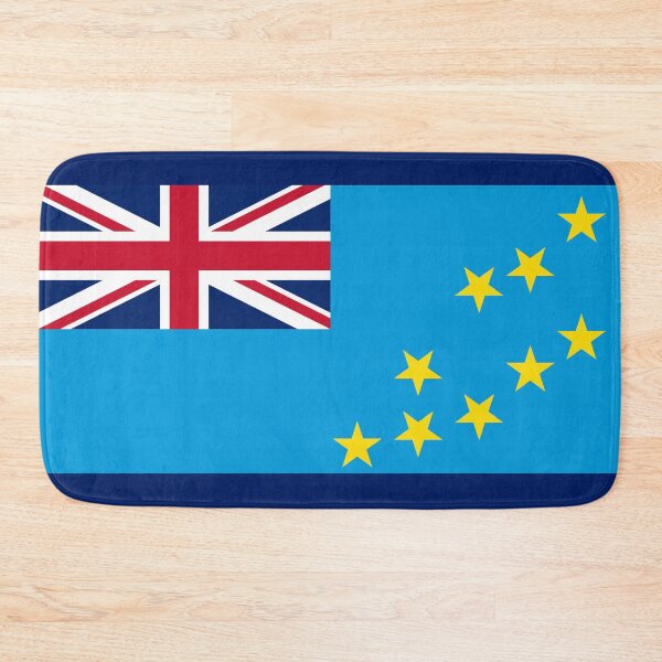Item preview, Flag of Tuvalu designed and sold by TinaJostDesigns.