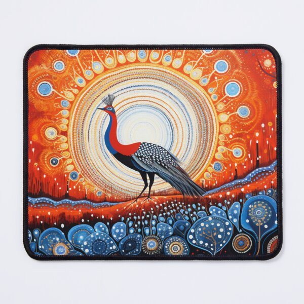Item preview, Aboriginal Inspired Dot Art - Peacock Beauty designed and sold by GrinGalore.