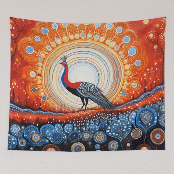 Item preview, Aboriginal Inspired Dot Art - Peacock Beauty designed and sold by GrinGalore.