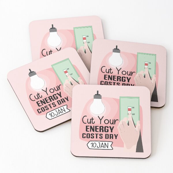 Item preview, 10 January Cut Your Energy Costs Day - Wacky Holidays designed and sold by ChemicalXShop.