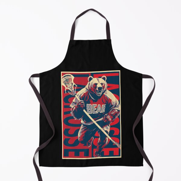 Item preview, Bear Lacrosse Player designed and sold by TrueArtsStore.