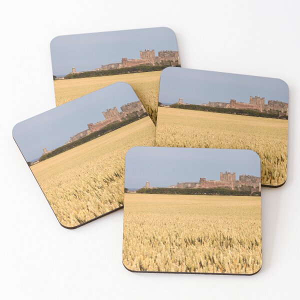 Item preview, Golden Wheat Field with Historic Bamburgh Castle  designed and sold by David Patterson.