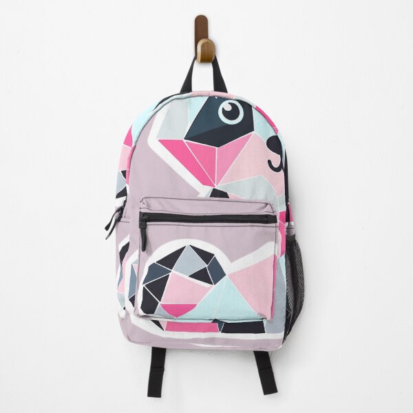 Artikelvorschau, Geometrischer rosa Panda - minimalistische Kunst entworfen und verkauft von RiendeersDEAR.