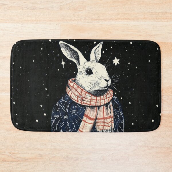 Item preview, Christmas Bunny in a sweater designed and sold by AstridUniverse.