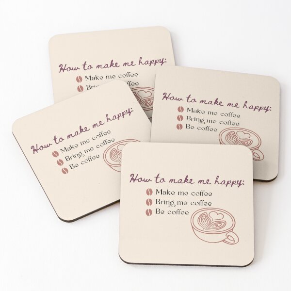 Item preview, How to make me happy: Coffee edition designed and sold by BookInhaler.