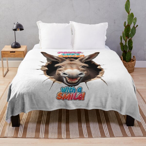 Item preview, Donkey’s Secret to Happiness: Smile More! designed and sold by AleksKos.