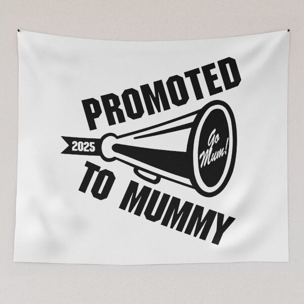 Item preview, Promoted to Mummy 2025 – The Perfect New Mum Gift for Expecting Mothers!" designed and sold by artworkathome.