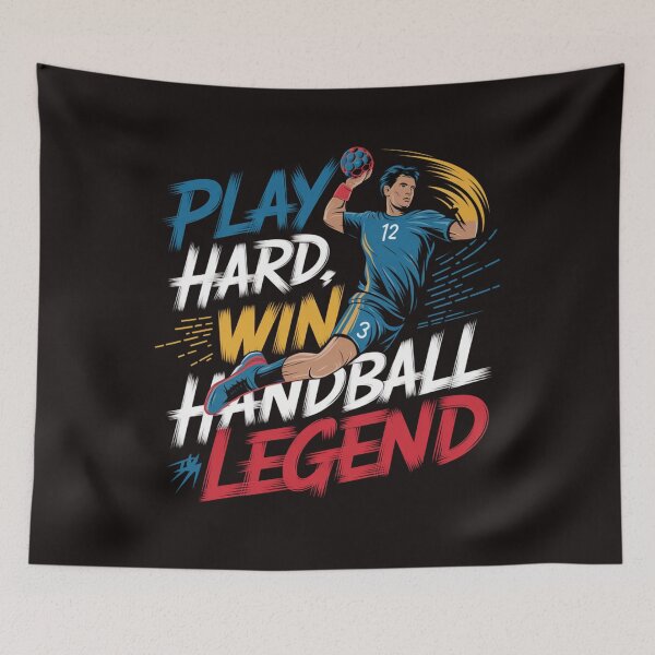 Item preview, Handball T-shirt - Unique Design for Players and Handball Fans designed and sold by thenewking.