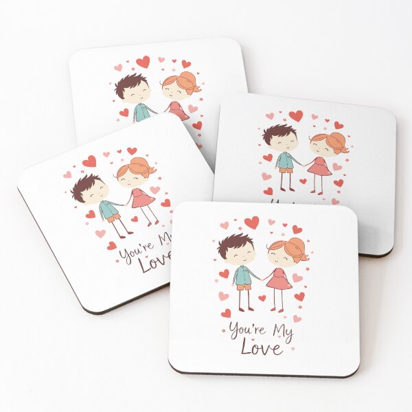 Item preview, Couple in love with hearts and the text You are my love designed and sold by charlypicazo.