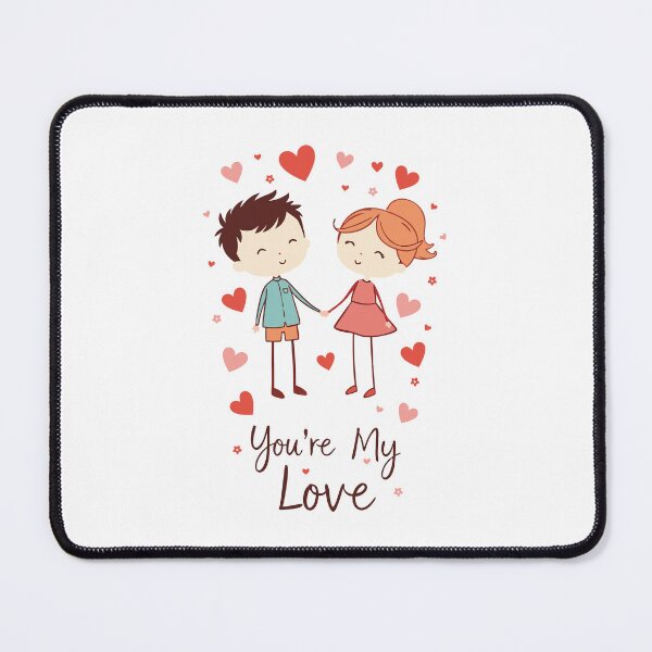 Item preview, Couple in love with hearts and the text You are my love designed and sold by charlypicazo.