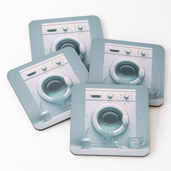 Item preview, Washing Machine Minimalism Art Style designed and sold by artofuniverse.
