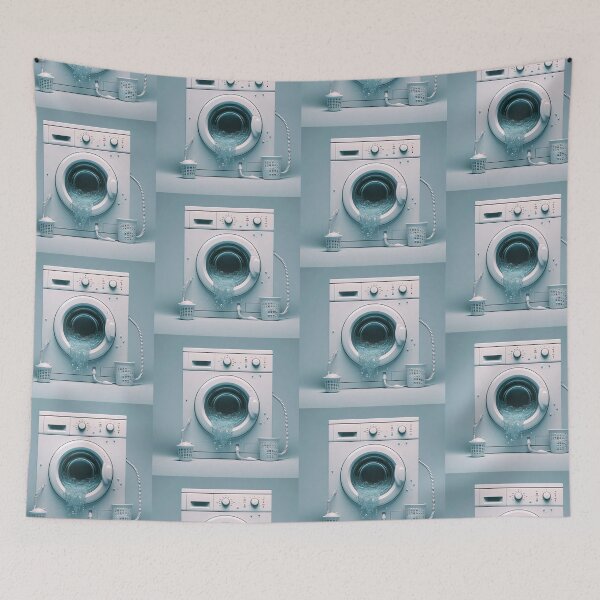 Item preview, Washing Machine Minimalism Art Style designed and sold by artofuniverse.