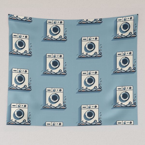 Item preview, Washing Machine Minimalism Art Style designed and sold by artofuniverse.