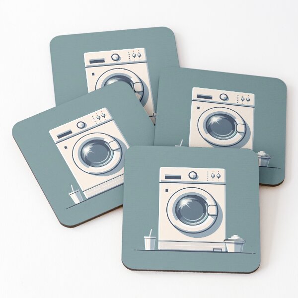 Item preview, Washing Machine Minimalism Art Style designed and sold by artofuniverse.