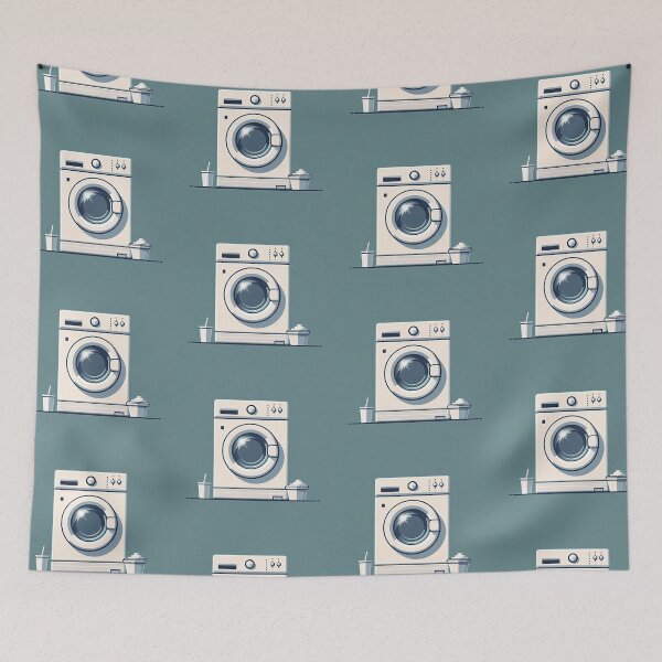 Item preview, Washing Machine Minimalism Art Style designed and sold by artofuniverse.