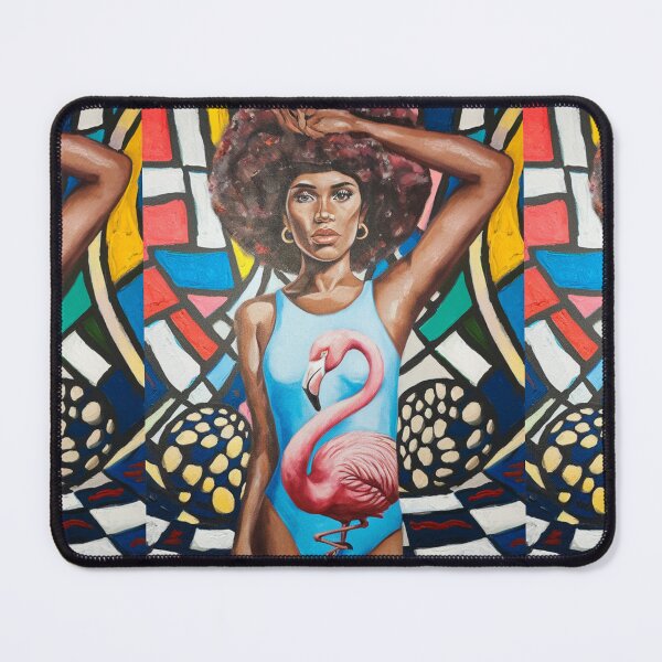 Item preview, Mondrian Art - Girl In The Swimsuit  designed and sold by CanvasCarousel.