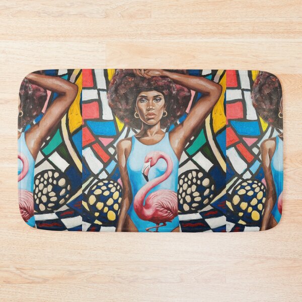 Item preview, Mondrian Art - Girl In The Swimsuit  designed and sold by CanvasCarousel.