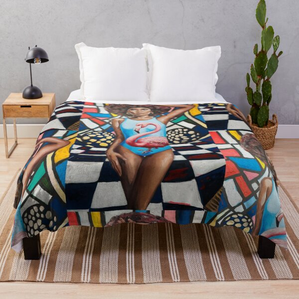 Item preview, Mondrian Art - Girl In The Swimsuit  designed and sold by CanvasCarousel.
