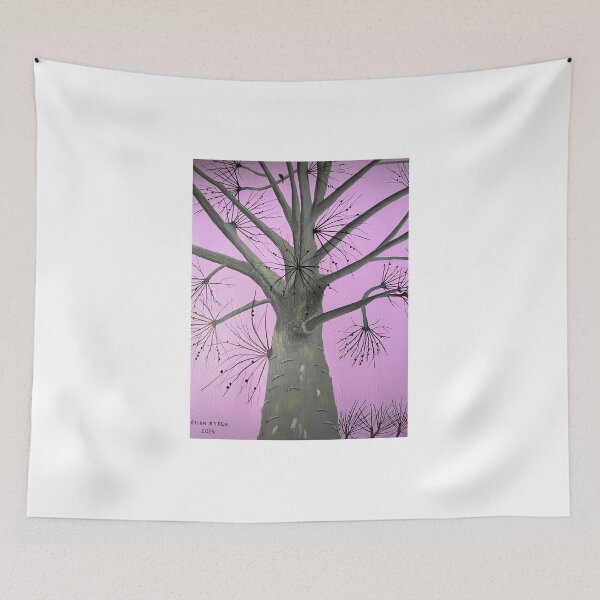 Item preview, winter tree against a magenta sky designed and sold by BrianEydenArt.