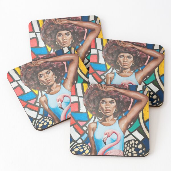Item preview, Mondrian Art - Girl In The Swimsuit  designed and sold by CanvasCarousel.