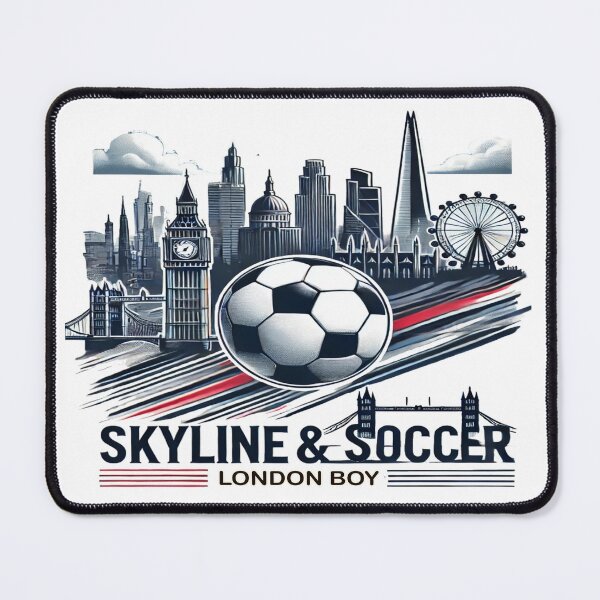 Item preview, Skyline & Soccer- LONDON BOY designed and sold by Globalcitytees.