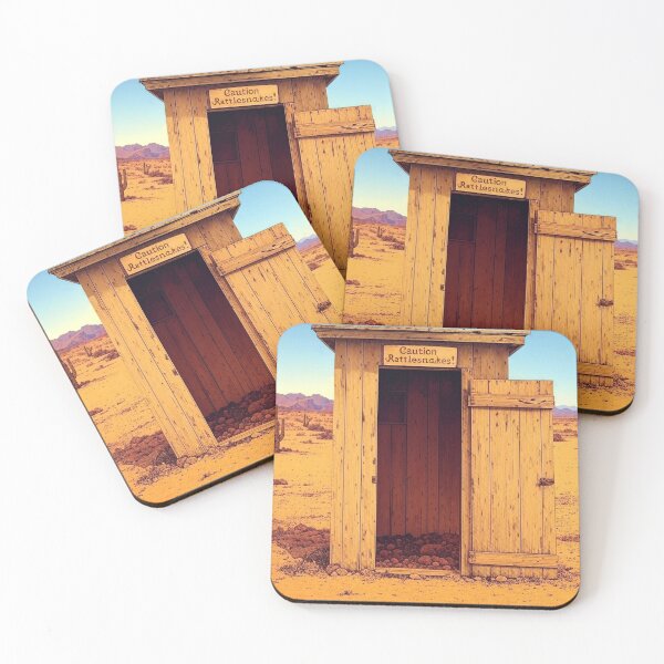 Item preview, Desert Outhouse designed and sold by SteamyArt.