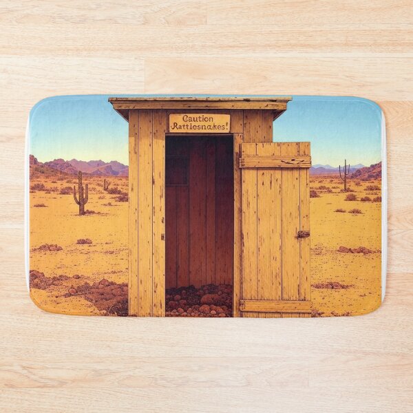 Item preview, Desert Outhouse designed and sold by SteamyArt.