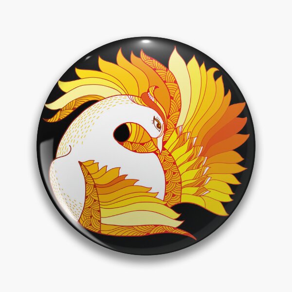 Item preview, Fantasy gold firebird. designed and sold by Bokasana.