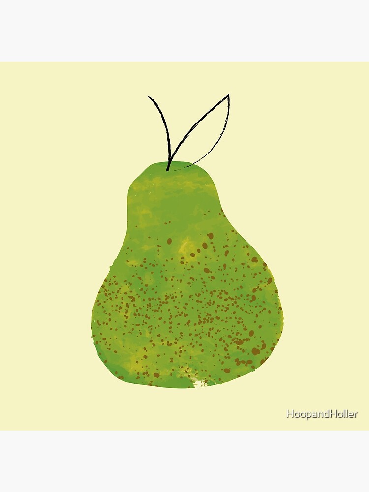 Thumbnail 4 of 4, Pillow, Freehand Pear designed and sold by HoopandHoller.