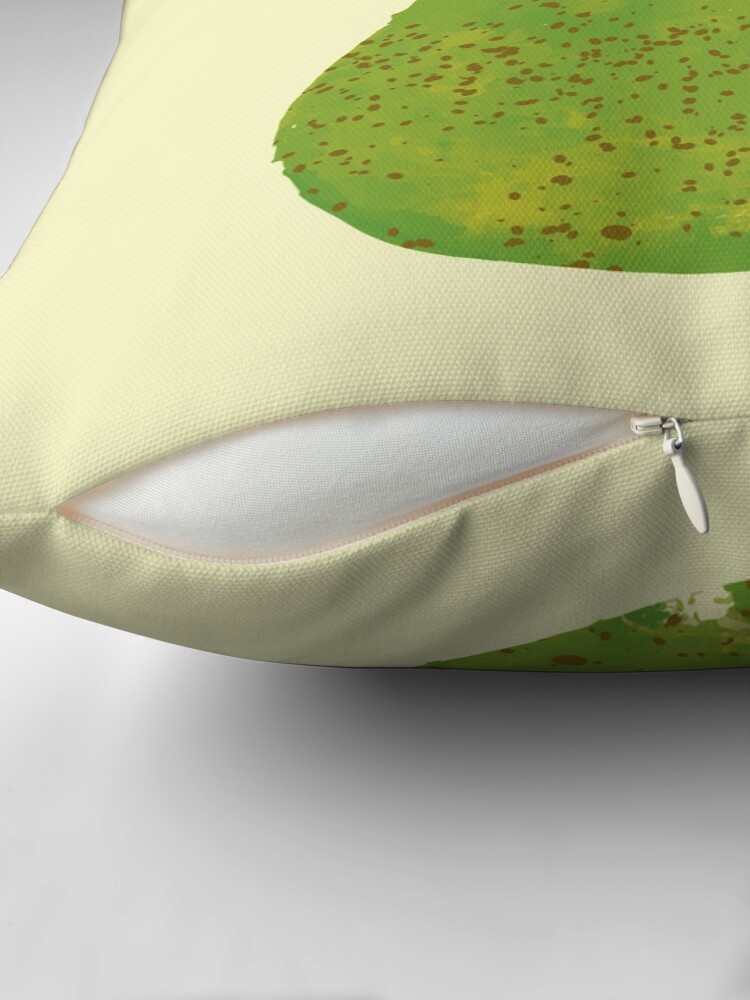 Thumbnail 2 of 4, Pillow, Freehand Pear designed and sold by HoopandHoller.