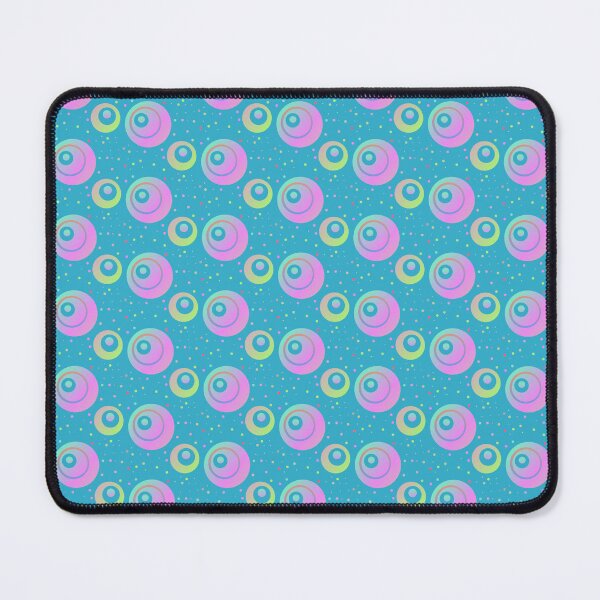 Item preview, Teal pink dots cute circles pattern | Blue green pink circle dot designed and sold by lausn.