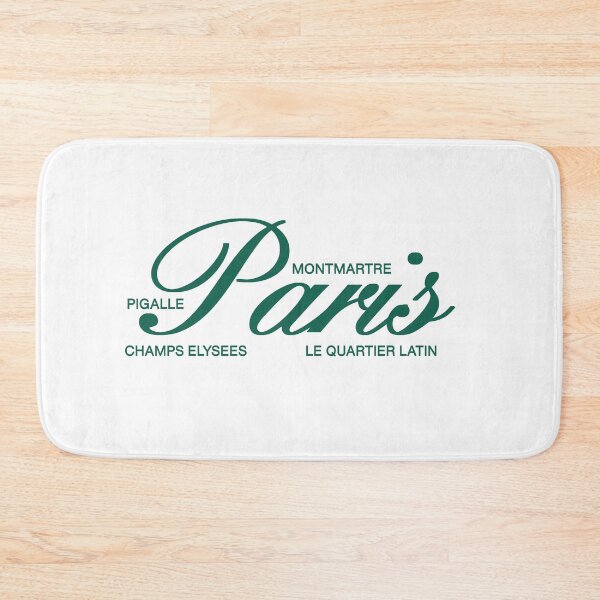 Item preview, Minimalist Typography Type Script Design - Paris France designed and sold by Rhu Creations.