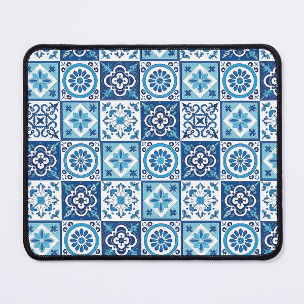 Item preview, Coastal Echo - Mediterranean tiles print designed and sold by hellcom.